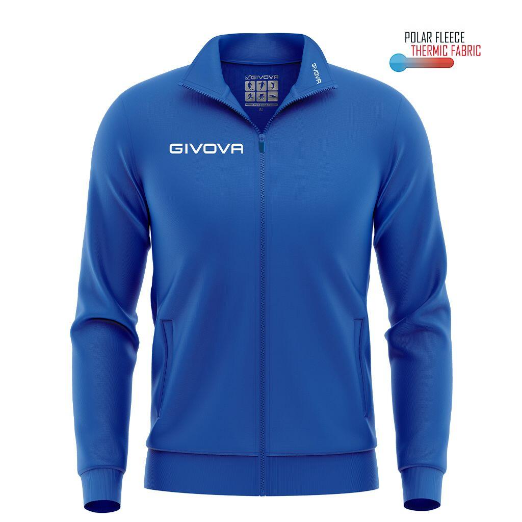 Bluza sportowa Givova Polarfleece Mono 500 Blue