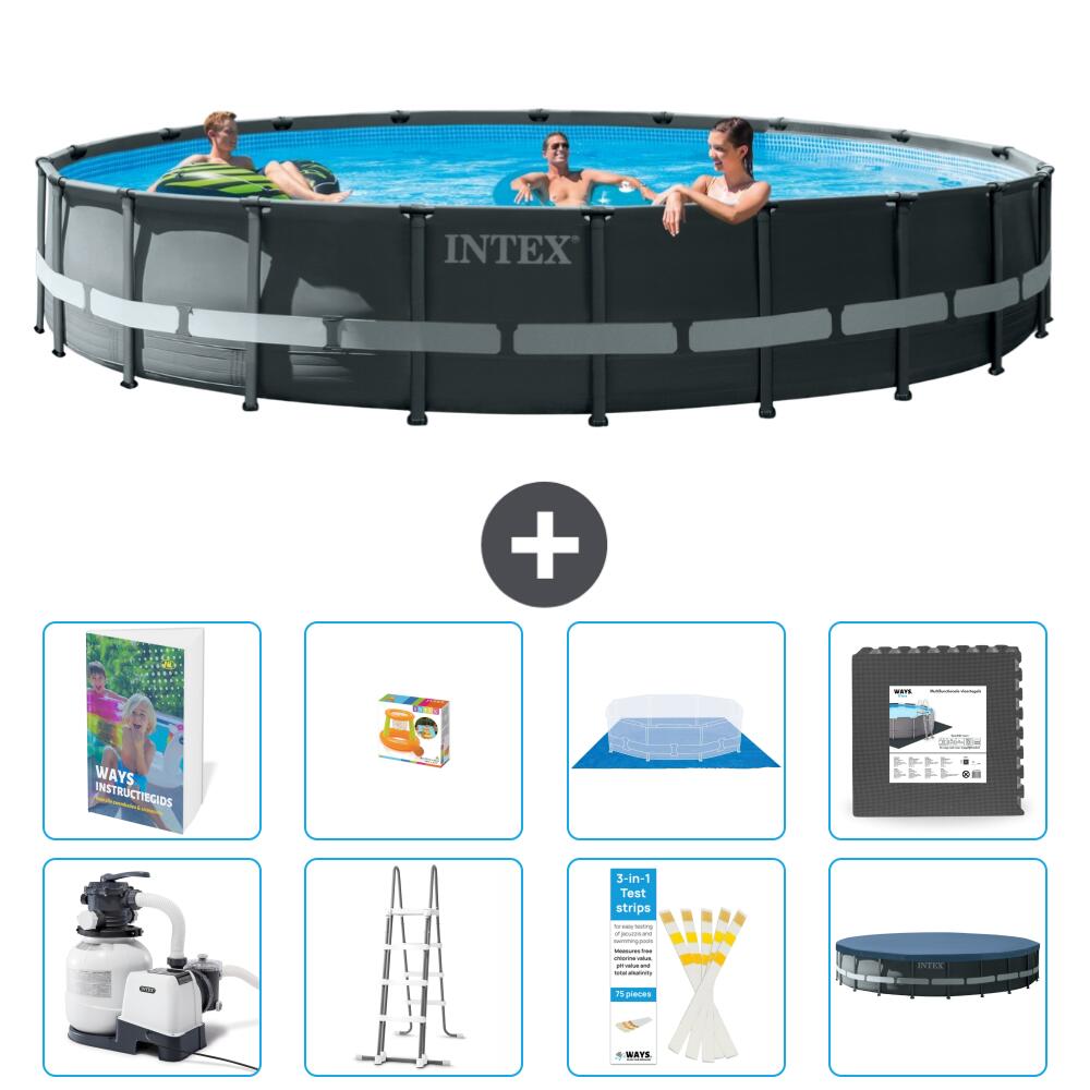 INTEX Basen Ultra XTR Okrągły - 610x122 cm - 9-częściowy S525