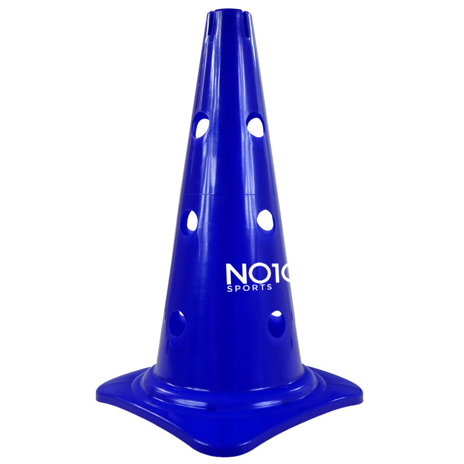 Pachołek z otworami NO10 niebieski 40cm