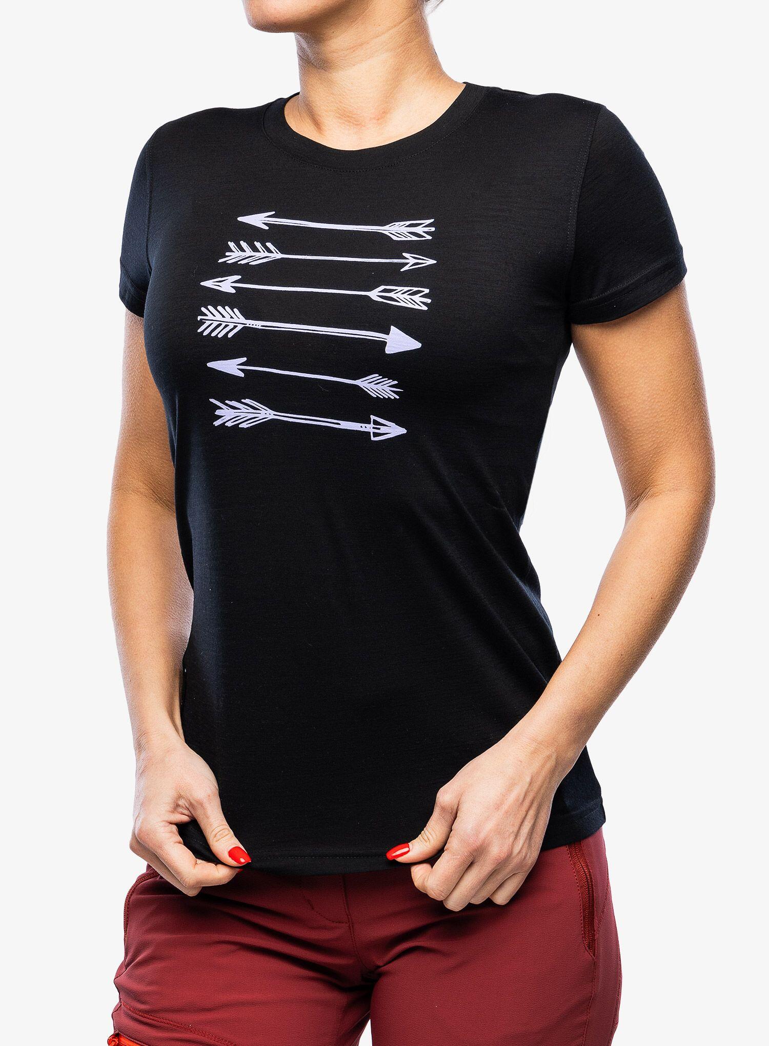 Koszulka merino damska Sensor Merino Active PT Tee S/S
