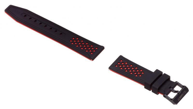 Pasek Silikonowy Czarno-Czerwony do Garett Sport 4 - Wygoda i Styl - Garett