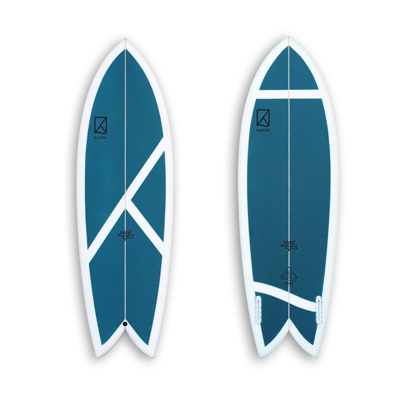 TWICE FISH- Twin Fin deska surfingowa 5'9
