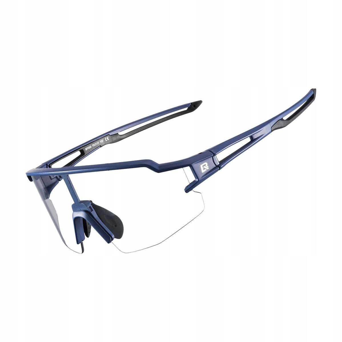 Okulary rowerowe Rockbros unisex fotochrom uv400, niebieskie