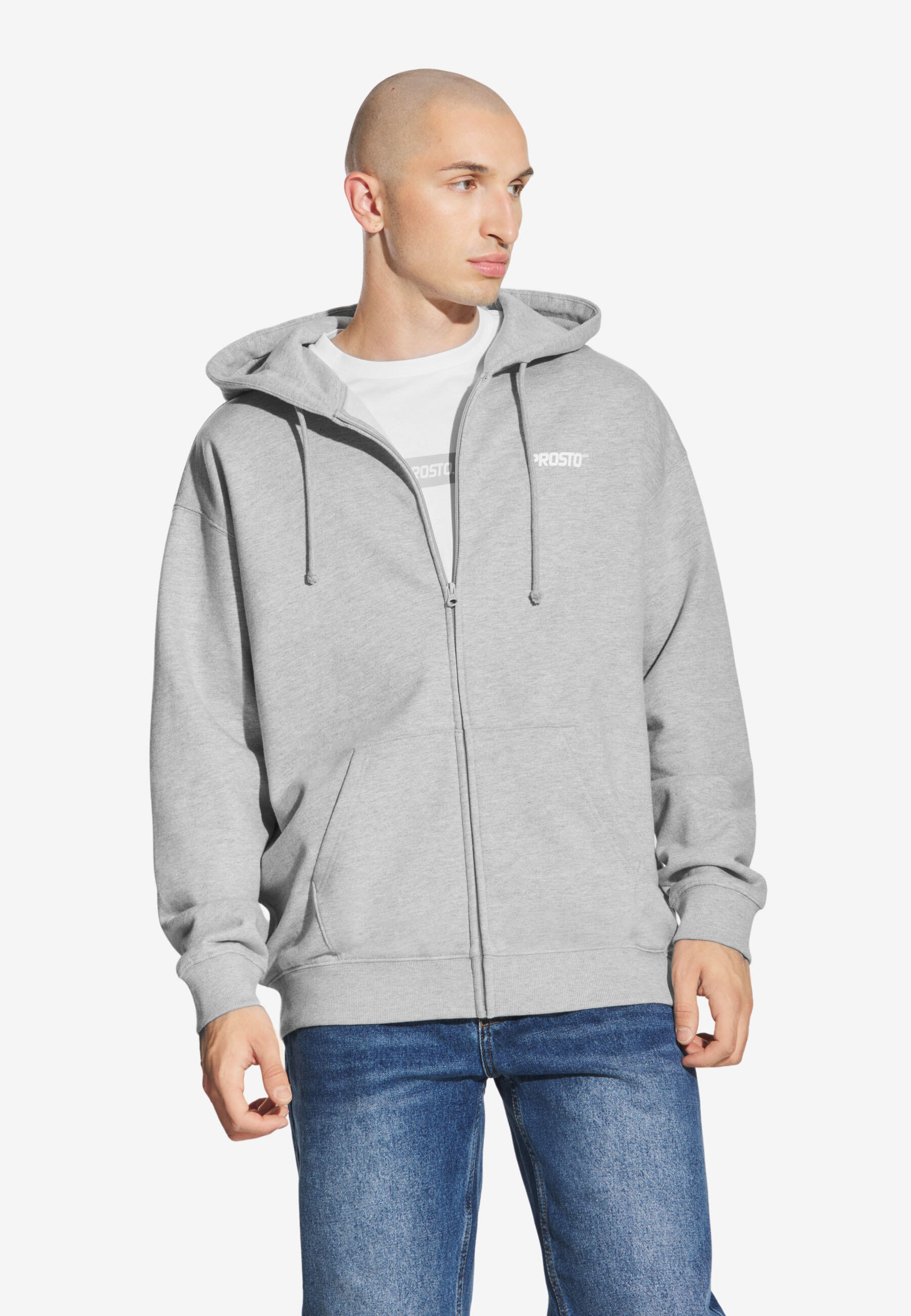 Bluza sportowa męska Prosto Logo z kapturem