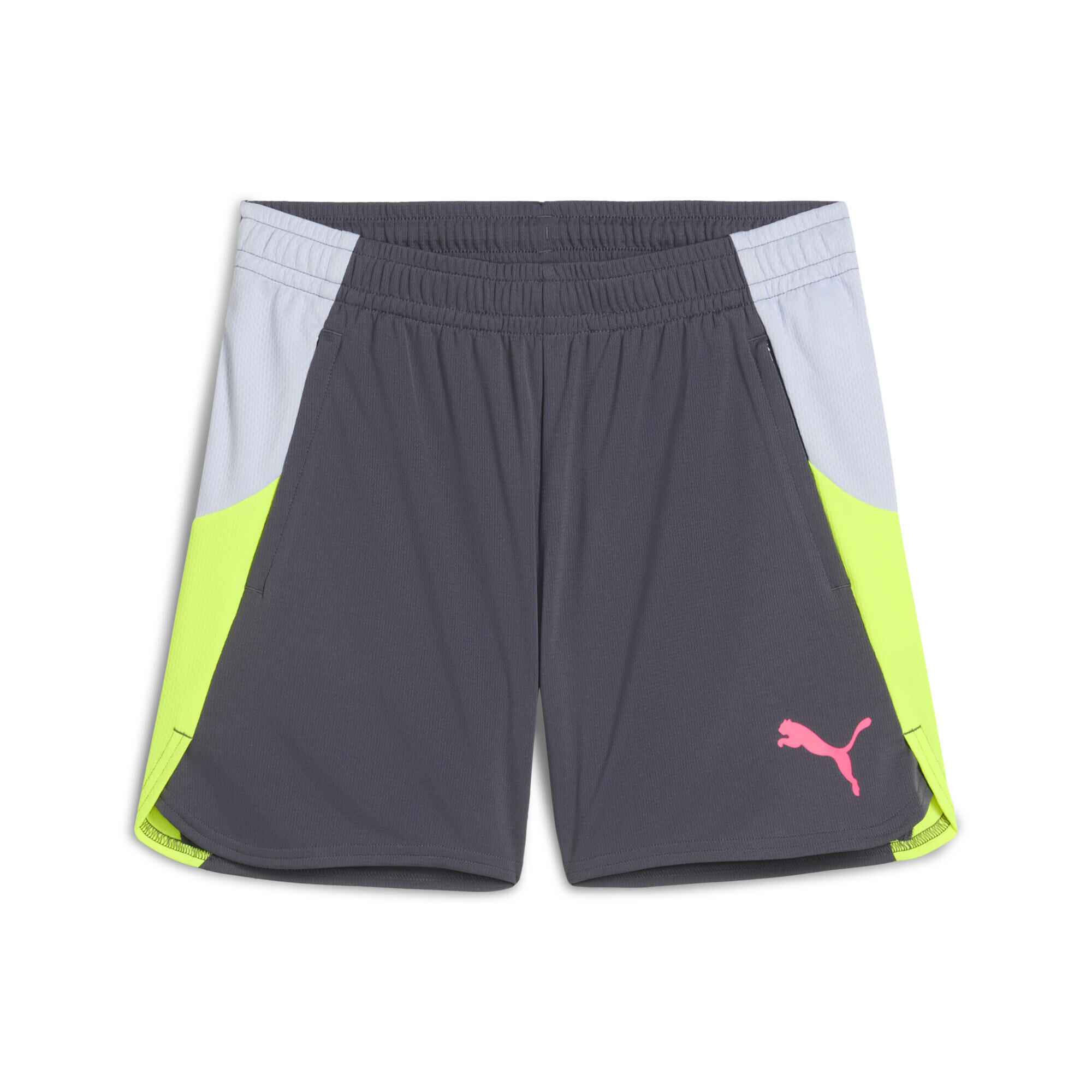 Damskie szorty piłkarskie individualBLAZE PUMA Galactic Gray