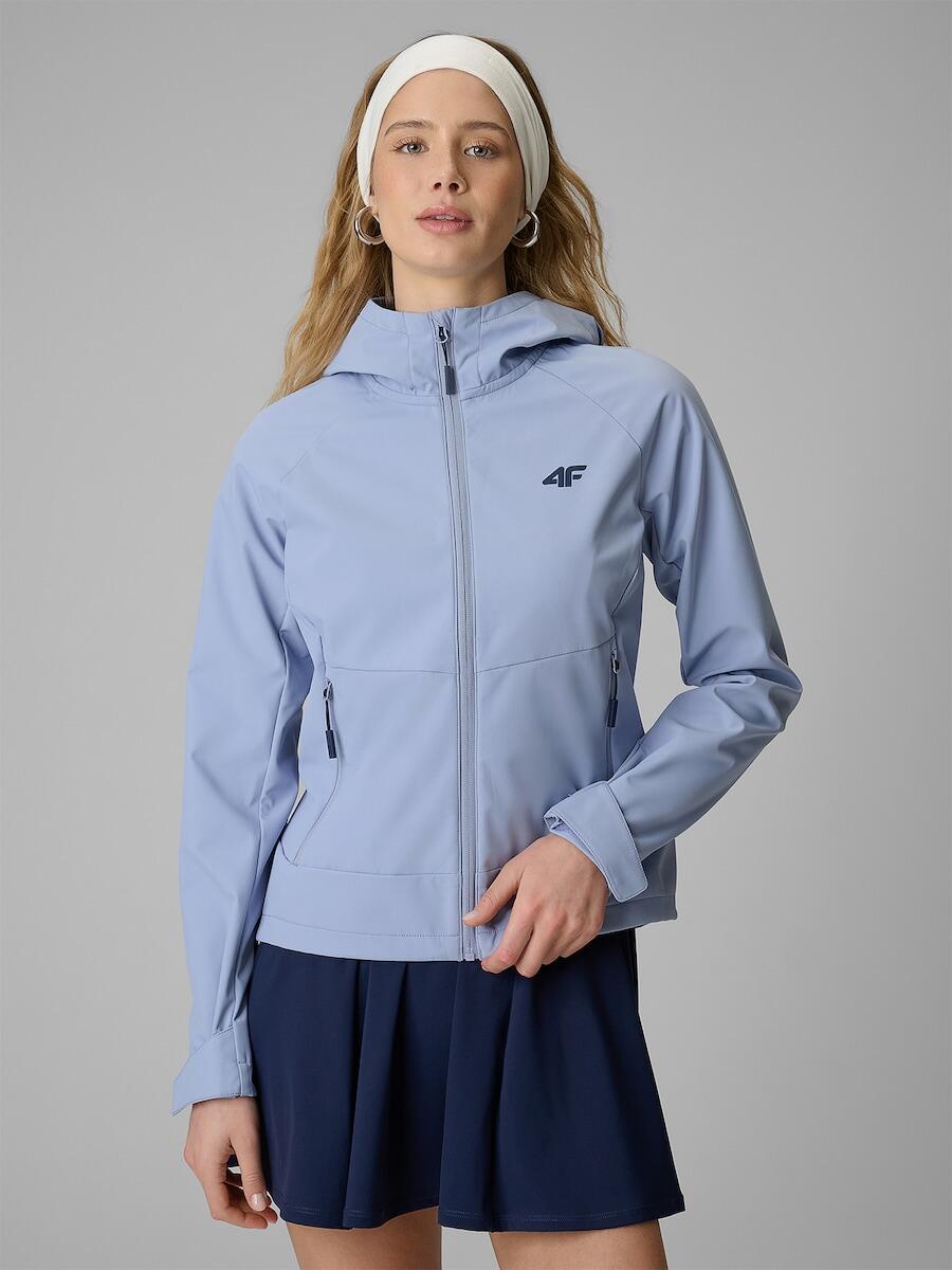 Kurtka softshell wiatroodporna membrana 5000 damska 4F 4FWSS26TSOFF546