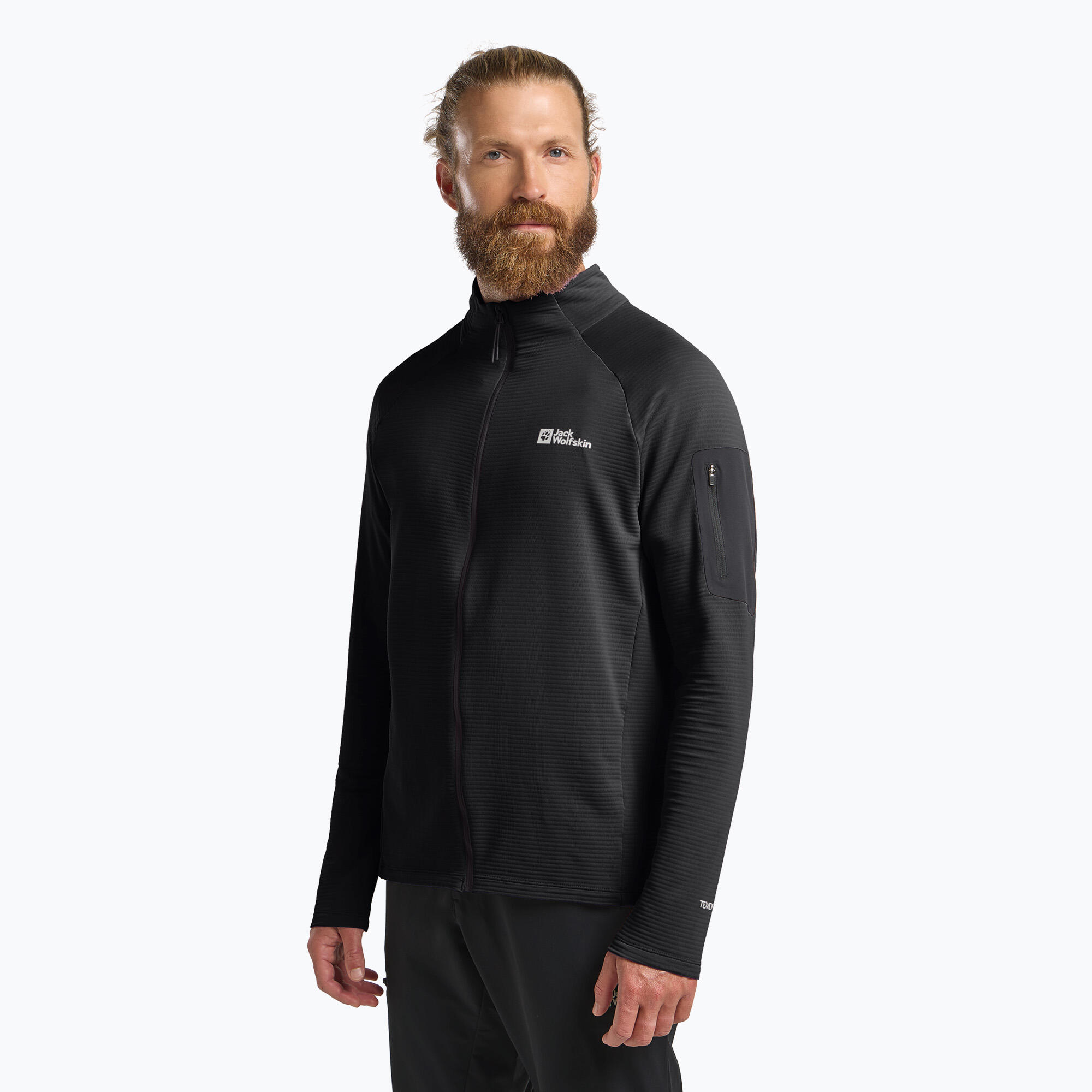 Bluza trekkingowa męska Jack Wolfskin Prelight Full Zip
