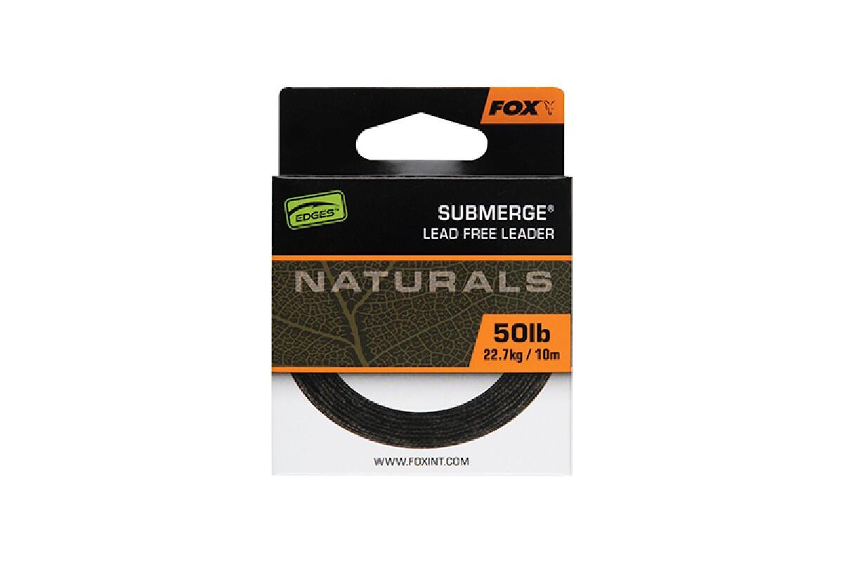 Warkocze Fox Naturals Submerge Leader 10 m/50lb/22,7 kg
