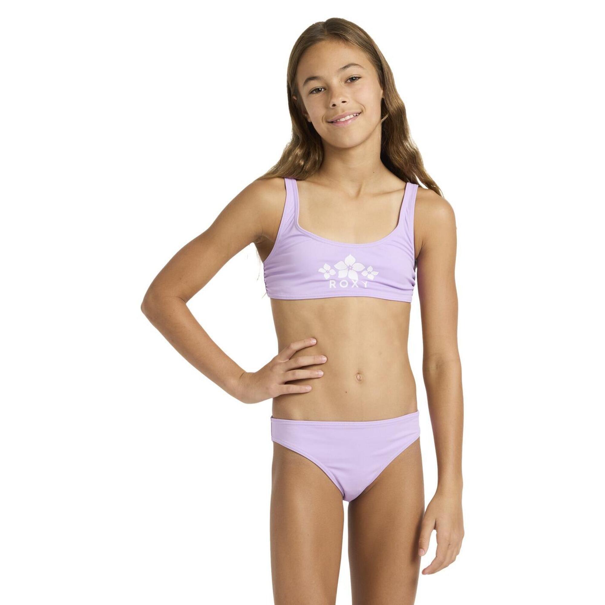 Bikini dwuczęściowe dla Dziewczynki SOLID ACTIVE