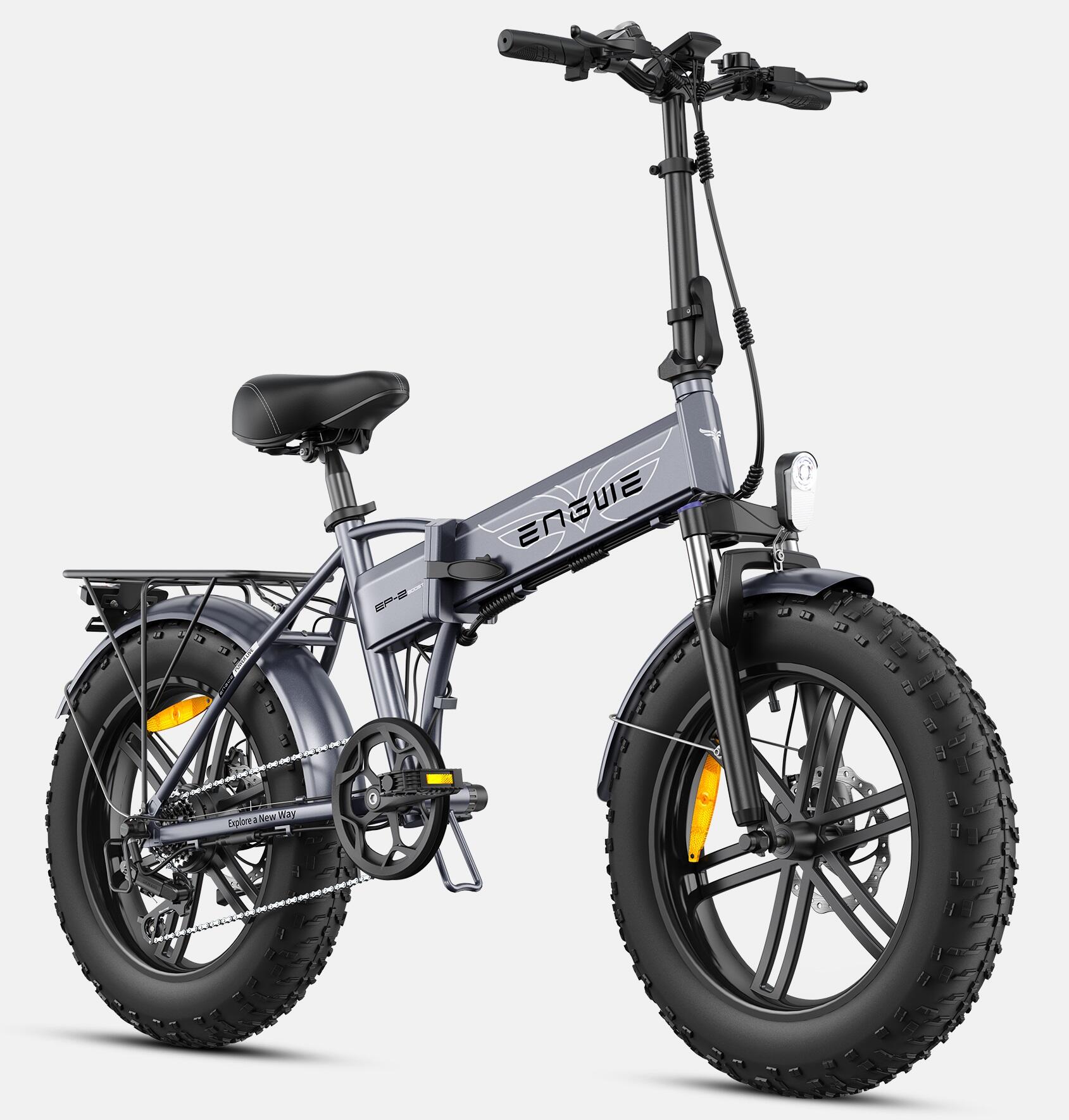 Składany rower elektryczny ENGWE EP-2 Boost 250 W z oponami typu „grube opony”
