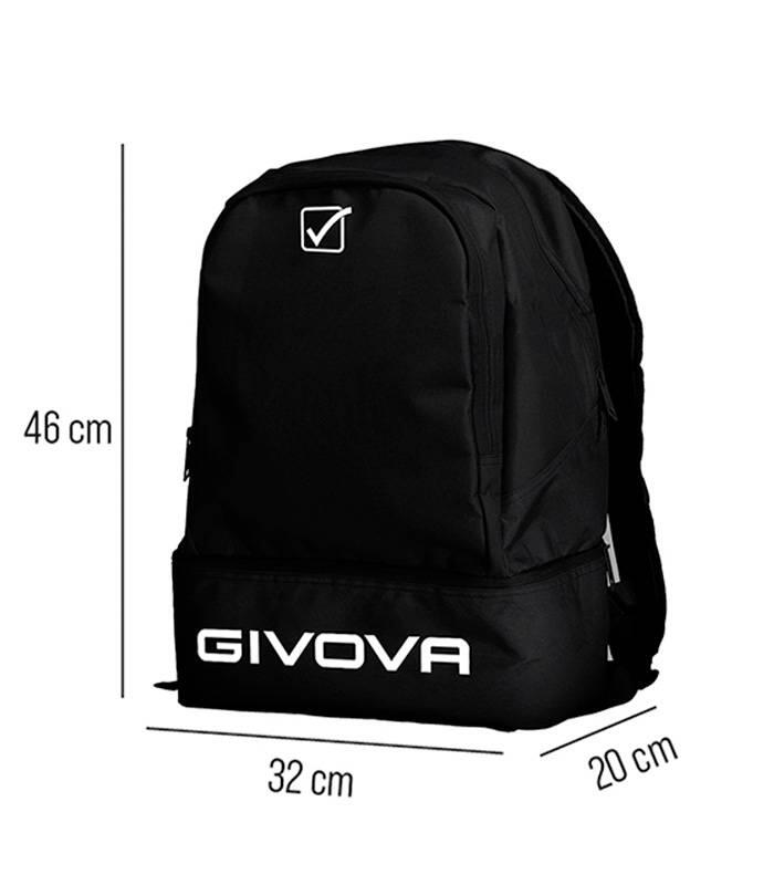 Plecak sportowy Givova Europa 46x32x20 cm czarny