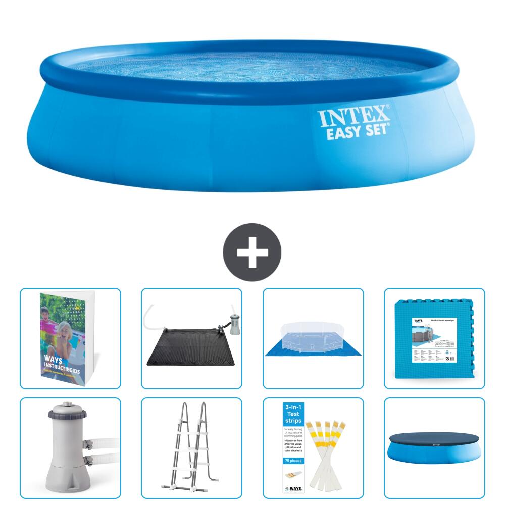 INTEX Basen Easy Set Okrągły - 457x107 cm - 9-częściowy S621
