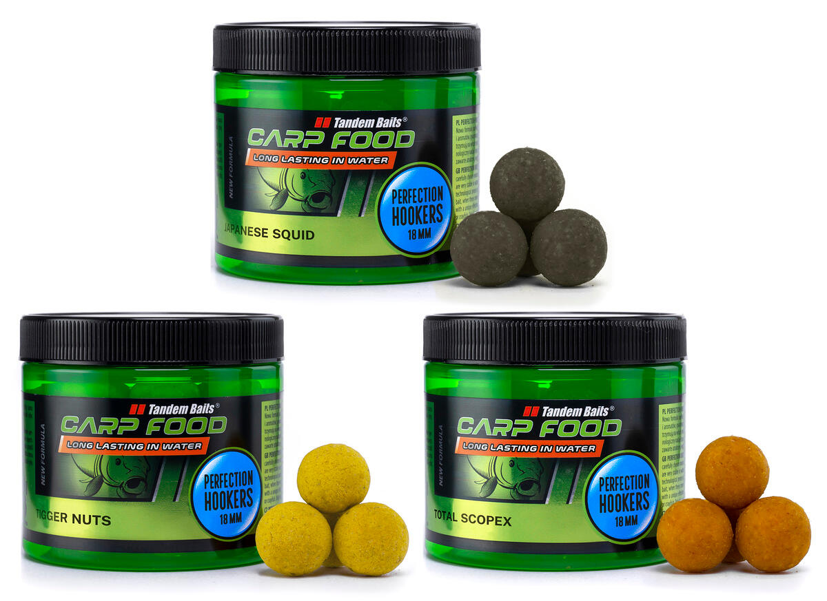 Kulki Haczykowe Carp Food Perfection Hookers 18mm/120g Mix nr 3 – 3 sztuki