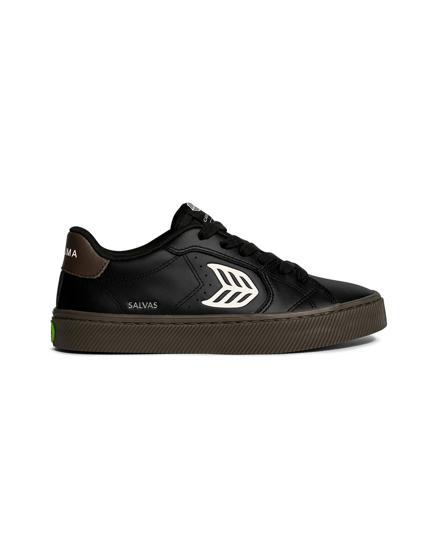 Buty męskie Cariuma SALVAS LEATHER TEAK BLACK IVORY LOGO