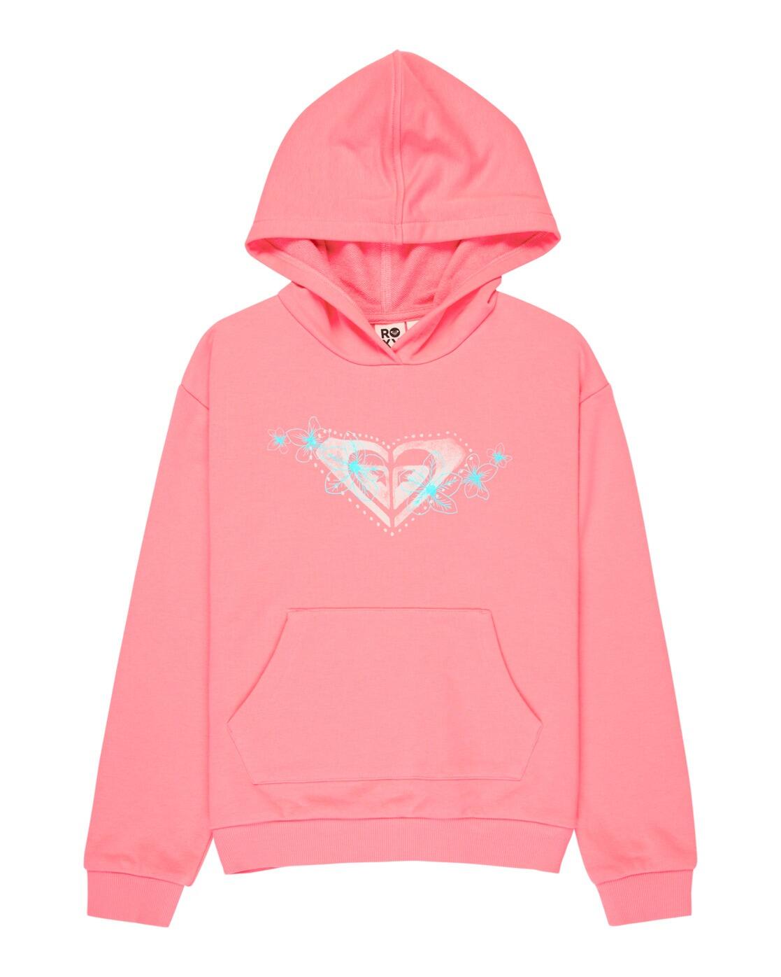 Bluza z kapturem dla Dziewczynki SURF FEELING TERRY Różowy