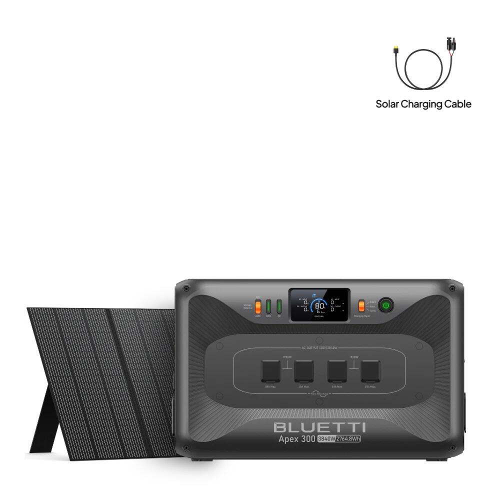Panel słoneczny BLUETTI Apex 300 + 350 W 2764 Wh 3840 W do kempingu i podróży