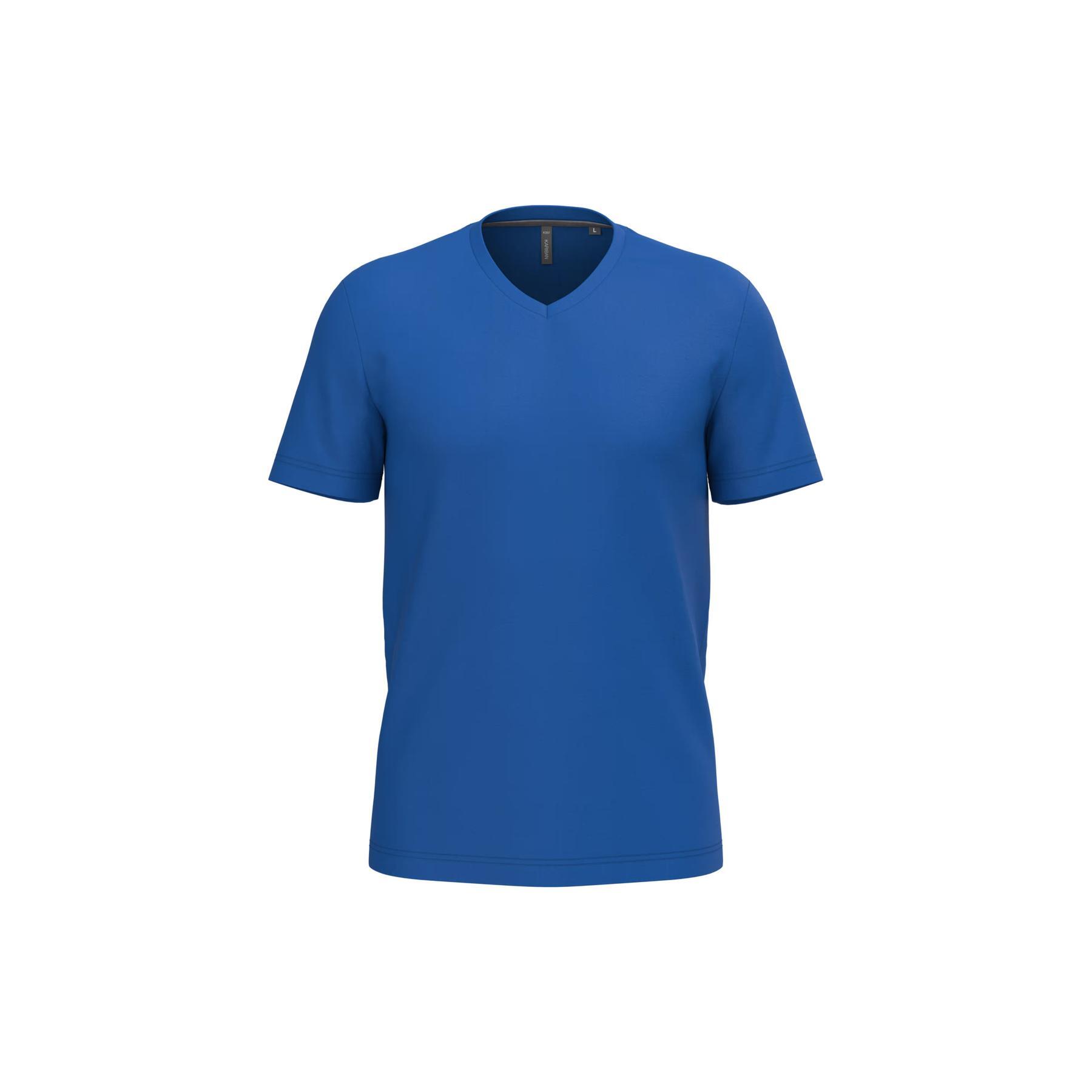 T-shirt z dekoltem w kształcie litery V Kariban