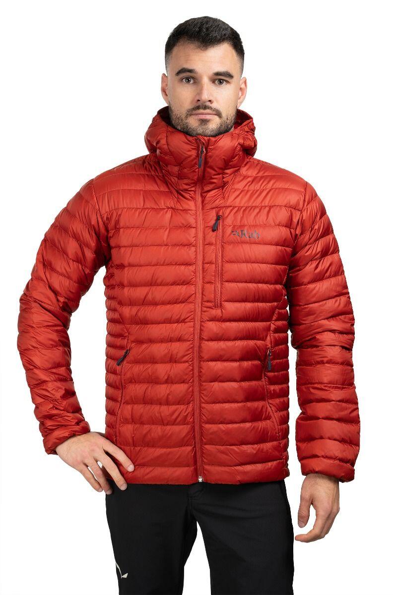 Kurtka puchowa męska Rab Microlight Alpine Jacket z kapturem
