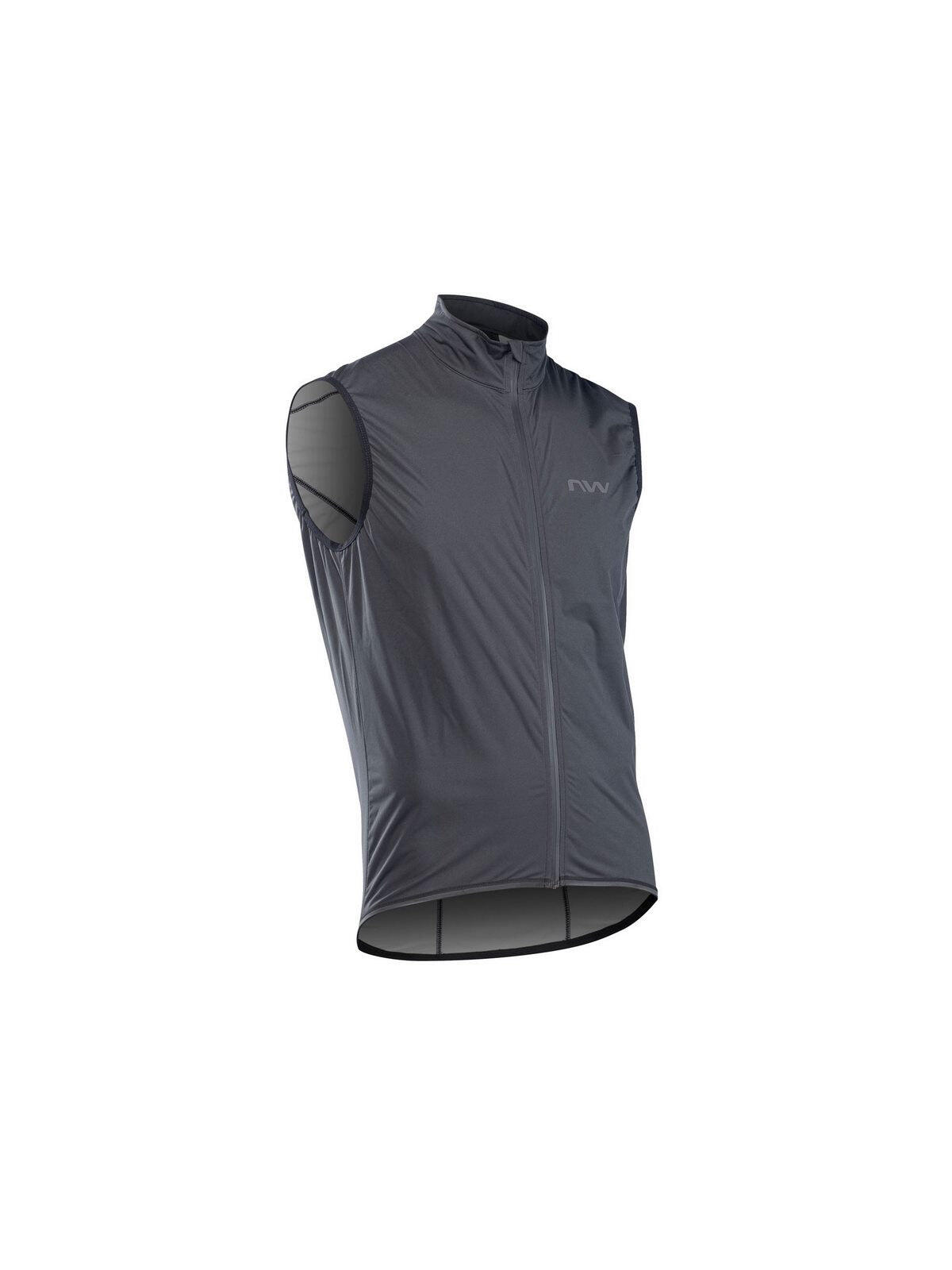 Kamizelka rowerowa NORTHWAVE Rainskin Vest ciemny szary