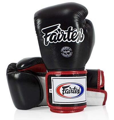 Rękawice Bokserskie ze skóry naturalnej Fairtex BGV5 Czarne 12oz