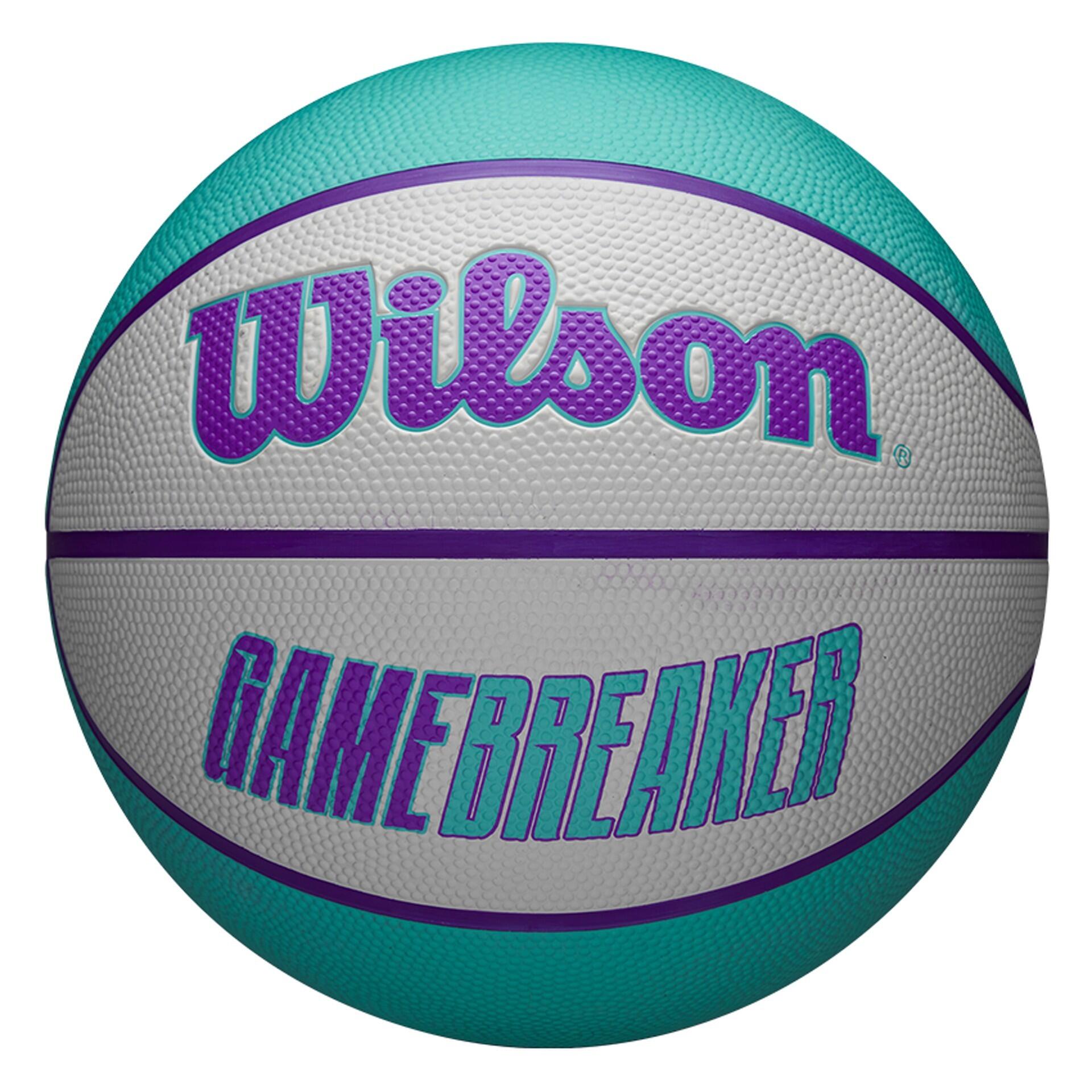 Piłka do koszykówki Wilson Gamebreaker New Green Sft - rozmiar 7