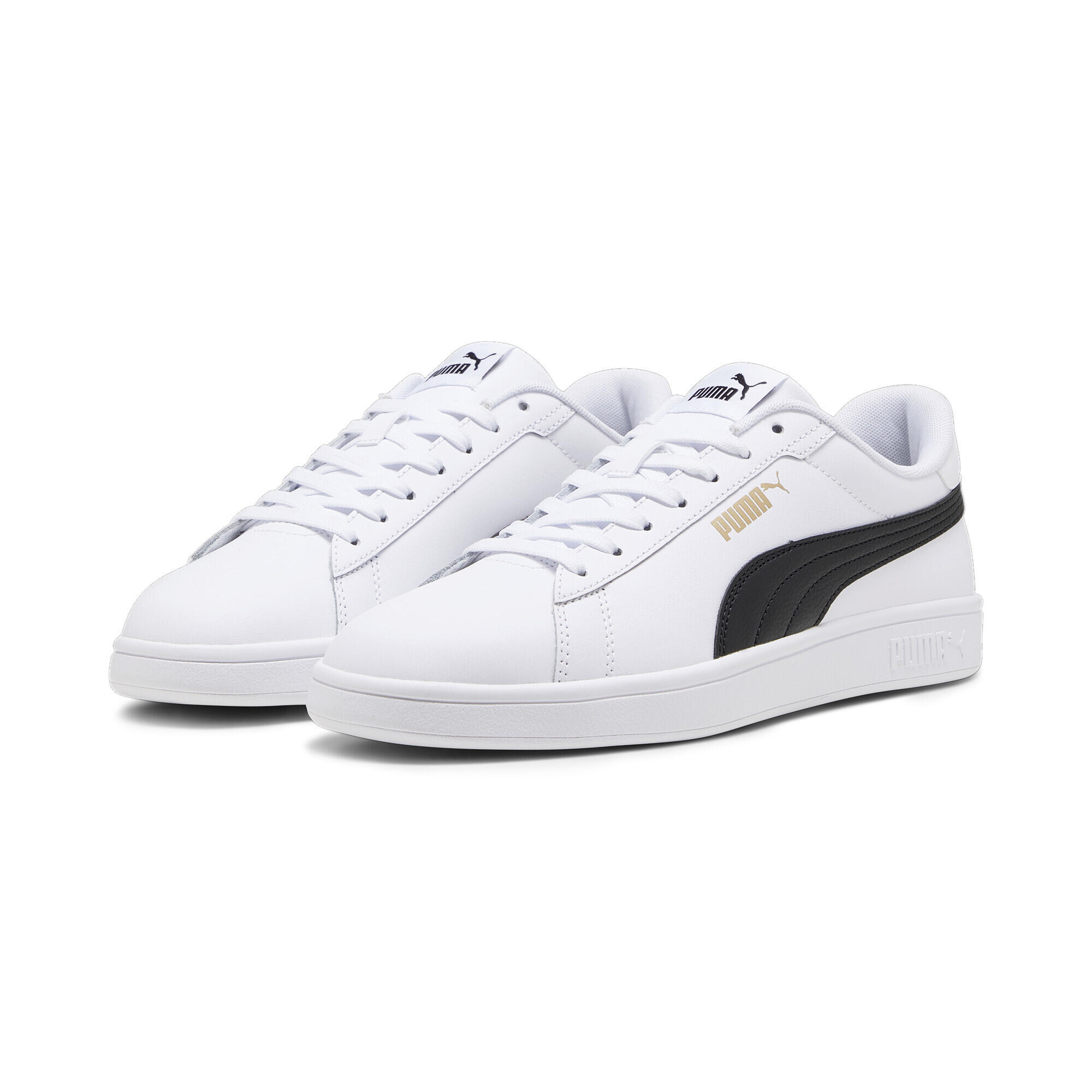 Sneakersy Smash 3.0 L PUMA White Black Gold