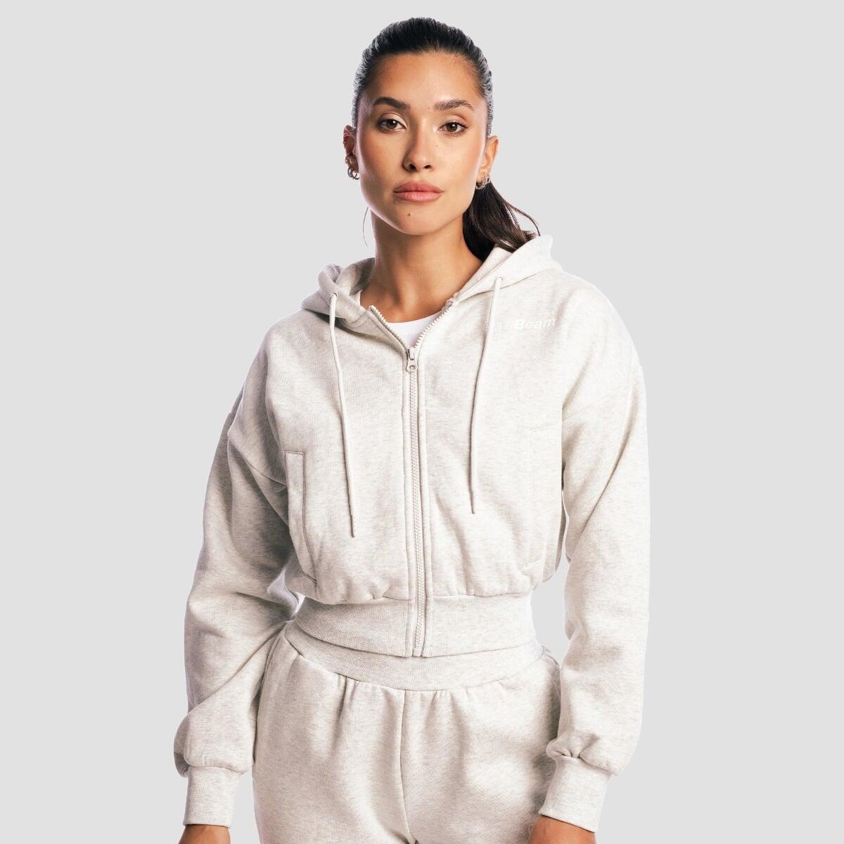 Bluza damska fitness z kapturem Base Cloud