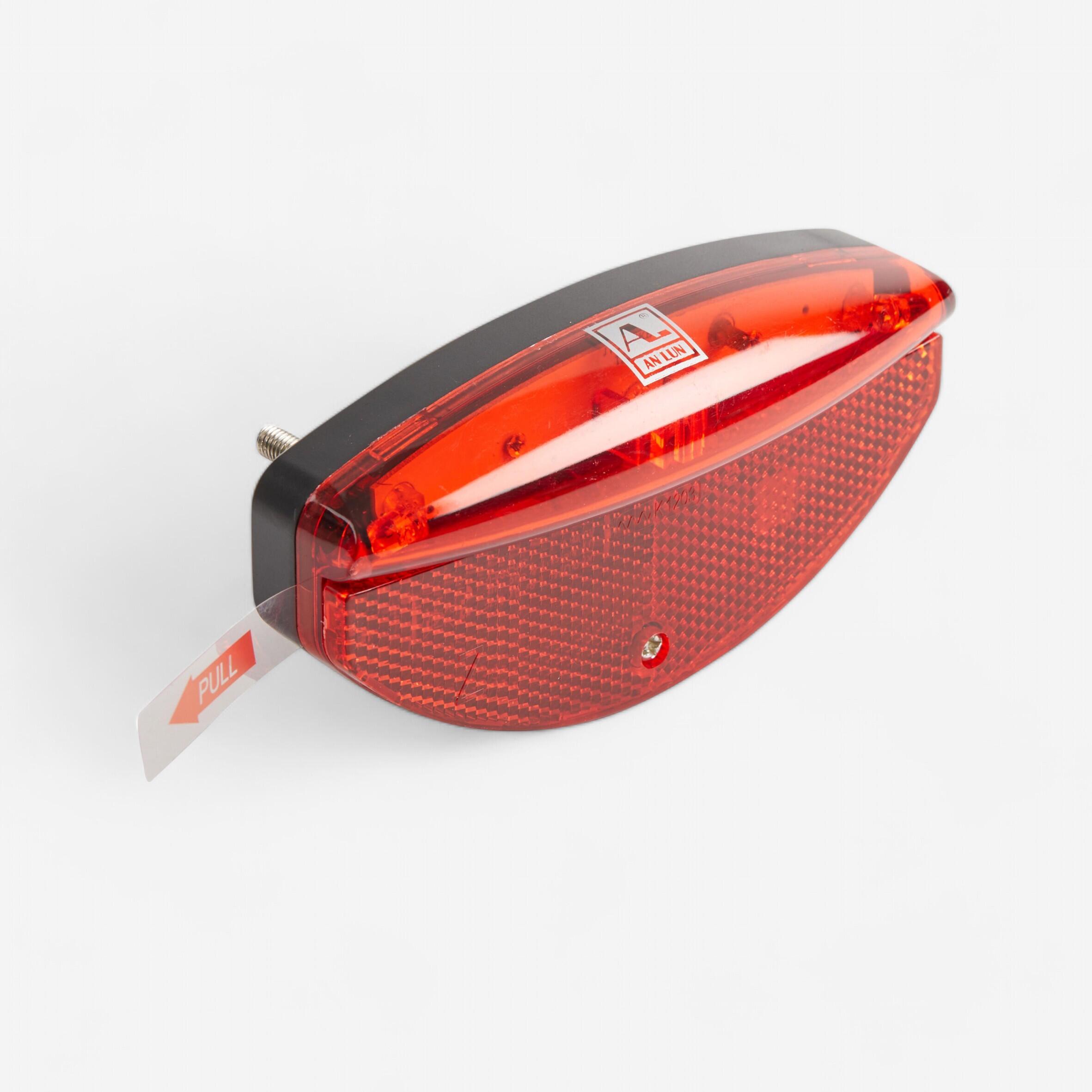 Lampka LED rowerowa Anlun tylna na baterie 80 mm