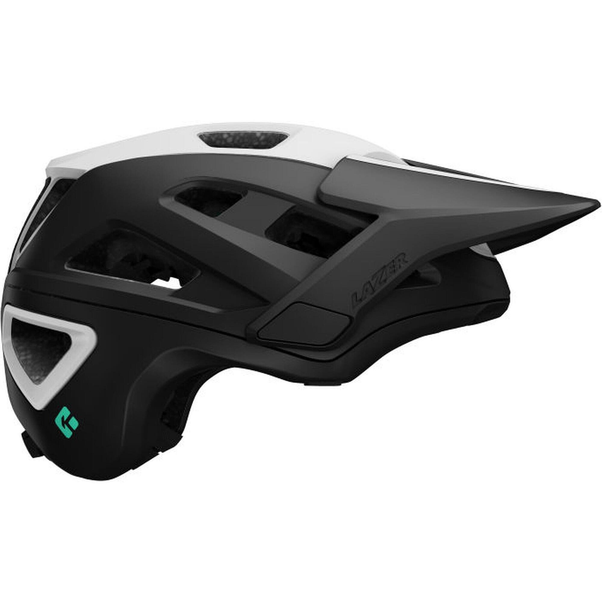 Kask MTB Jackal KinetiCore  biały matowy czarny