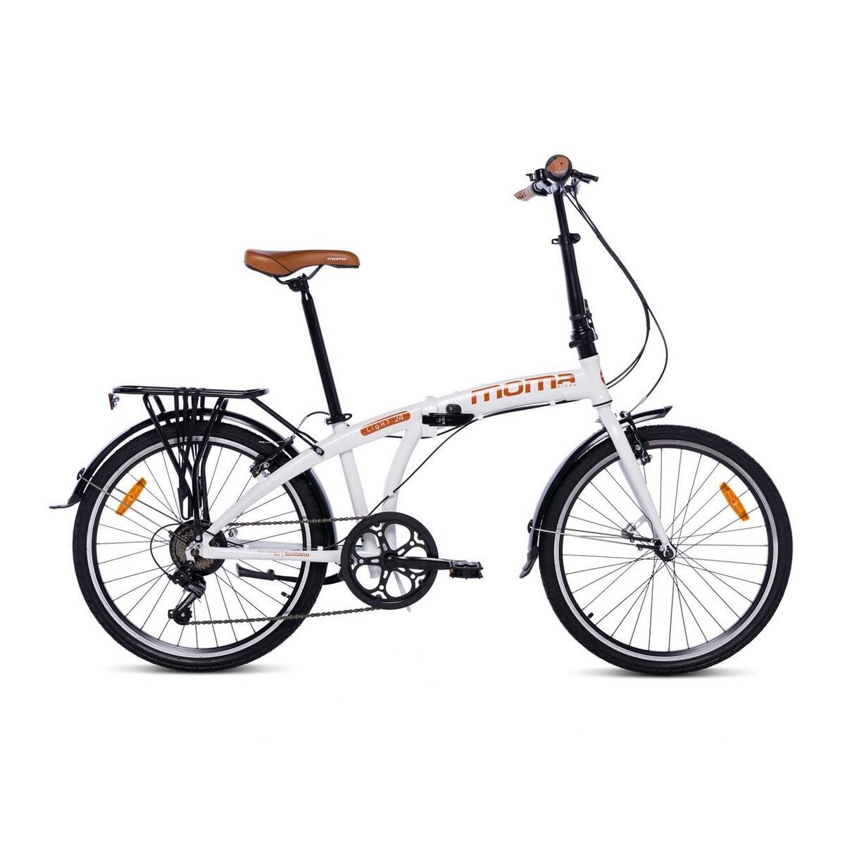 LIGHT 24, rower składany, aluminium, SHIMANO 7 biegów, komfortowe siodełko