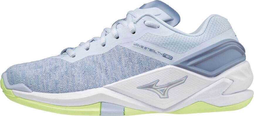 Buty do piłki ręcznej damskie Mizuno Wave Stealth Neo heather/white/neo lime