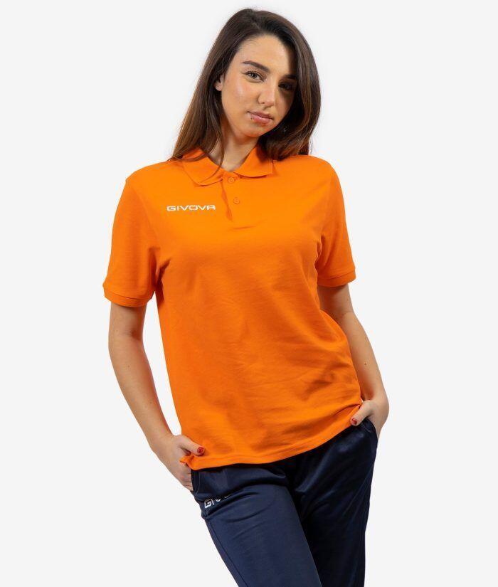 Koszulka polo Givova Cotone Piquet Summer Orange