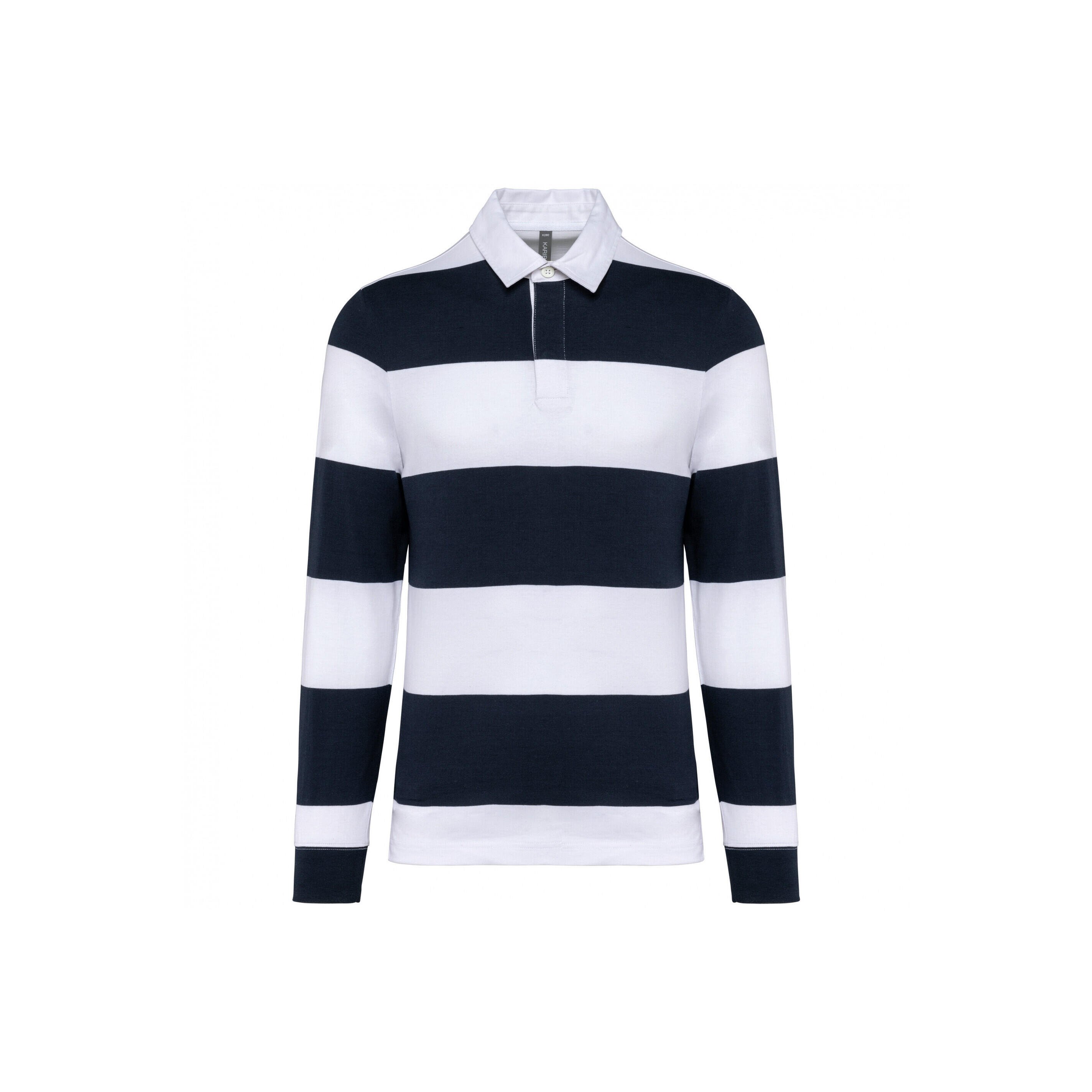 Koszulka polo w paski  długi rękaw Kariban