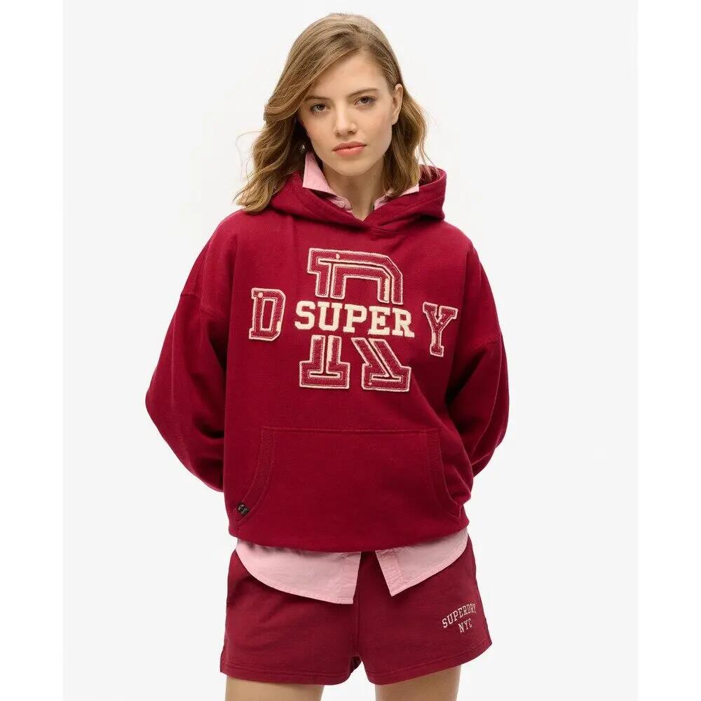 Kapitany sweatshirt z aplikacją dla kobiet Superdry Athletic Essentials
