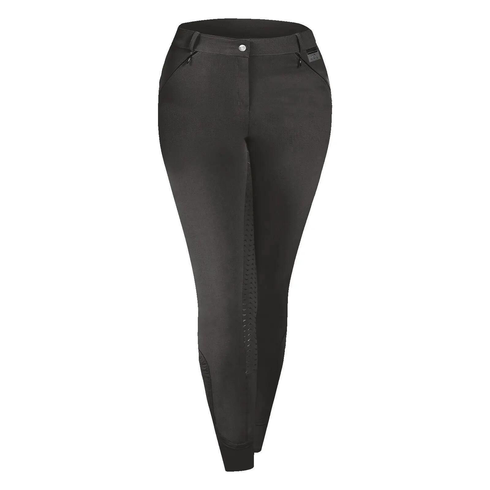 Leggins jeździeckie z pełnym gripem dla kobiet ELT Dahlia Silikon