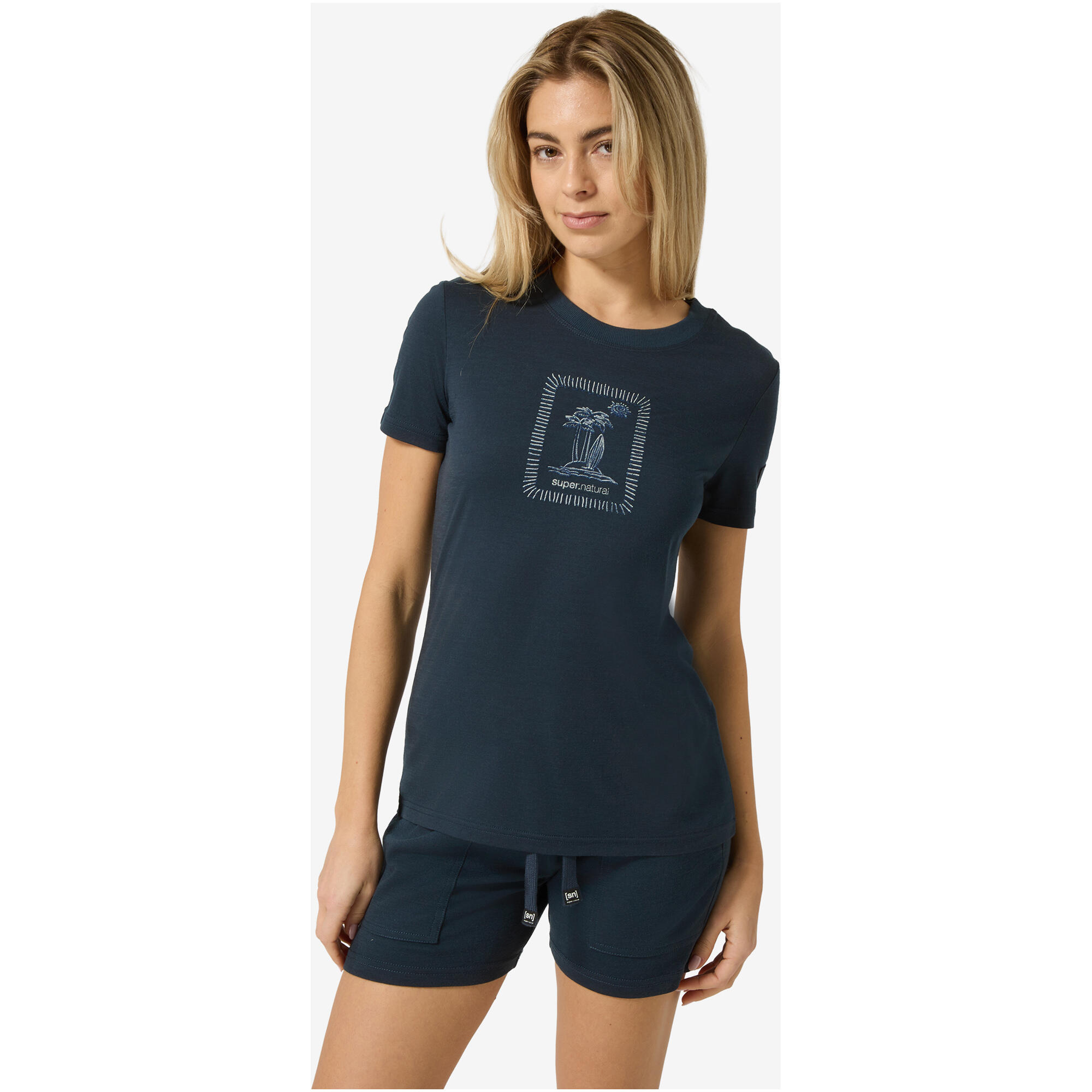 Koszulka damska SUPER.NATURAL W Palm Island Bio J Tee