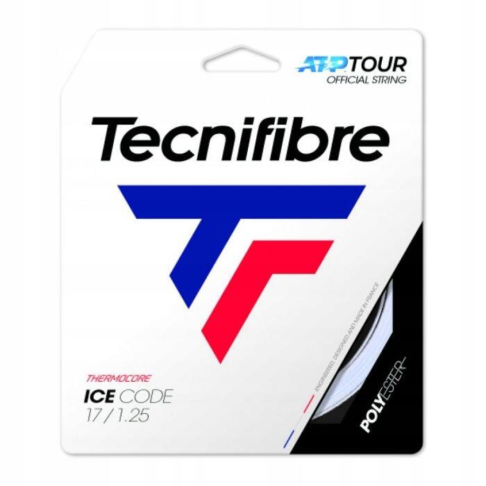 Naciąg tenisowy czarny Tecnifibre Ice Code (12 m)