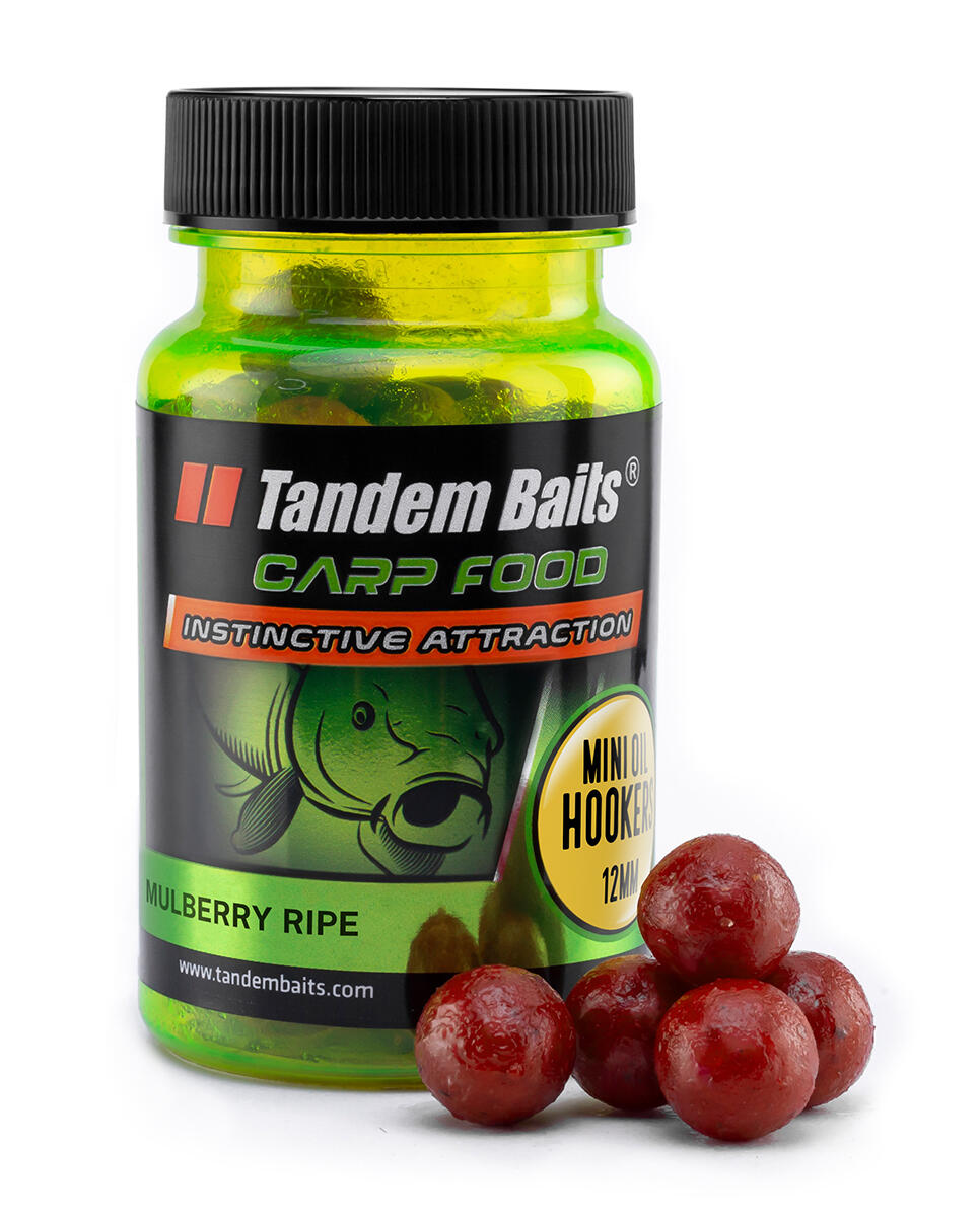 Mini kulki haczykowe Carp Food Oil Hookers 12mm/50g Dojrzała Morwa