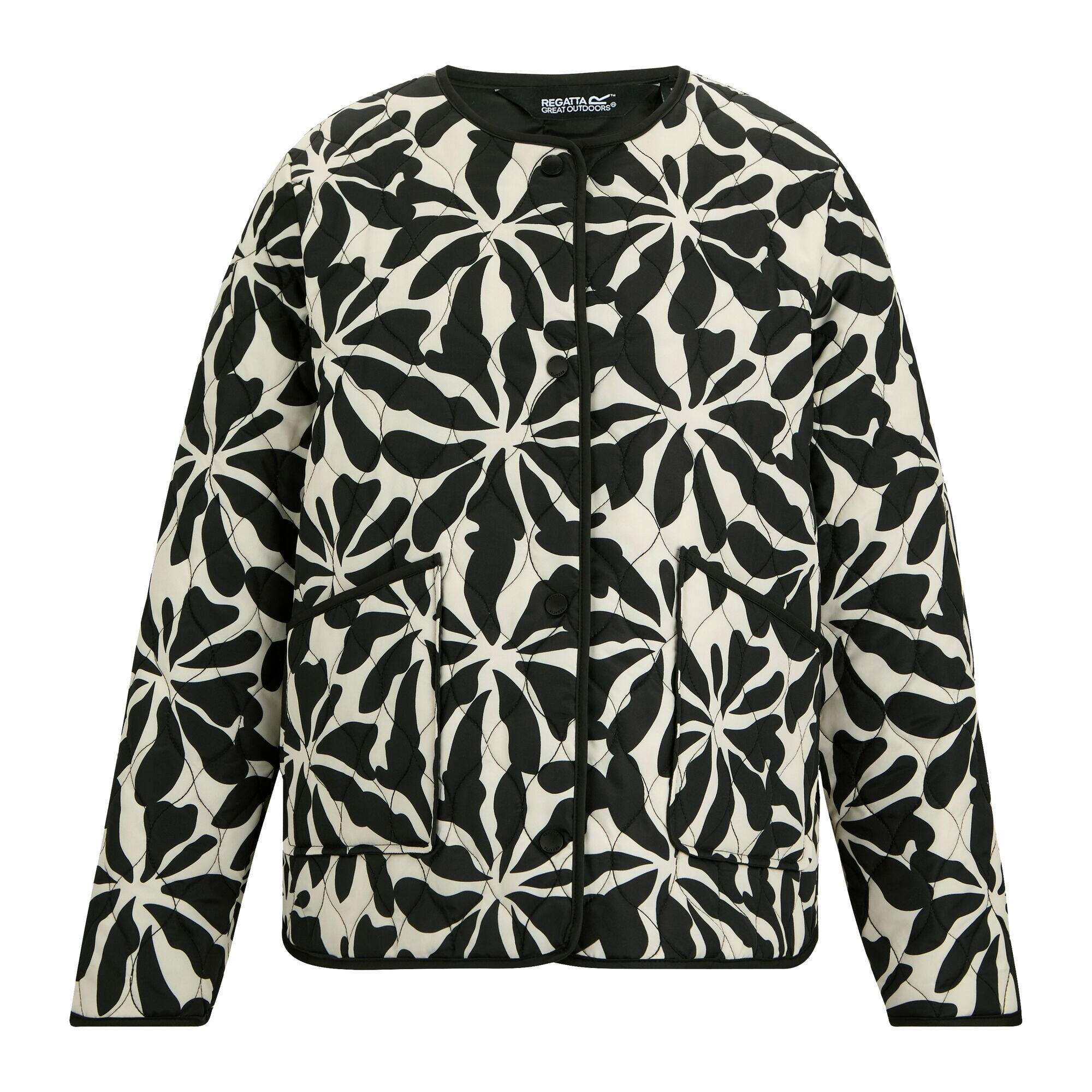 Kurtka Damska Mira Abstract Floral Padded Jacket