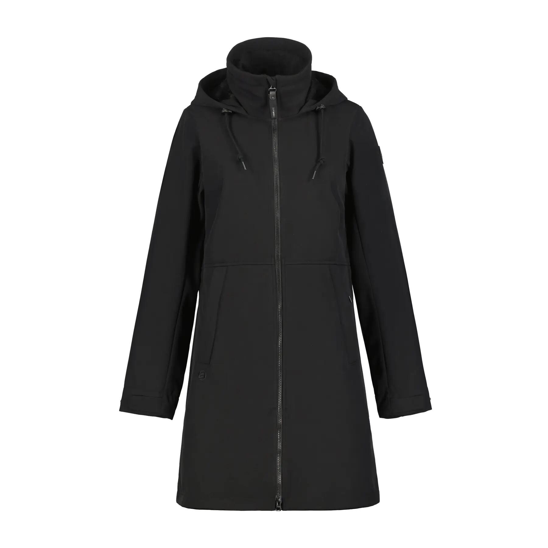 Długa kurtka softshell do wędrówek damska Icepeak Agaram