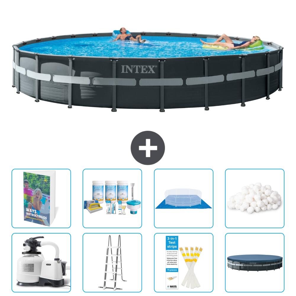 INTEX Basen Ultra XTR Okrągły - 732x132 cm - 9-częściowy S537