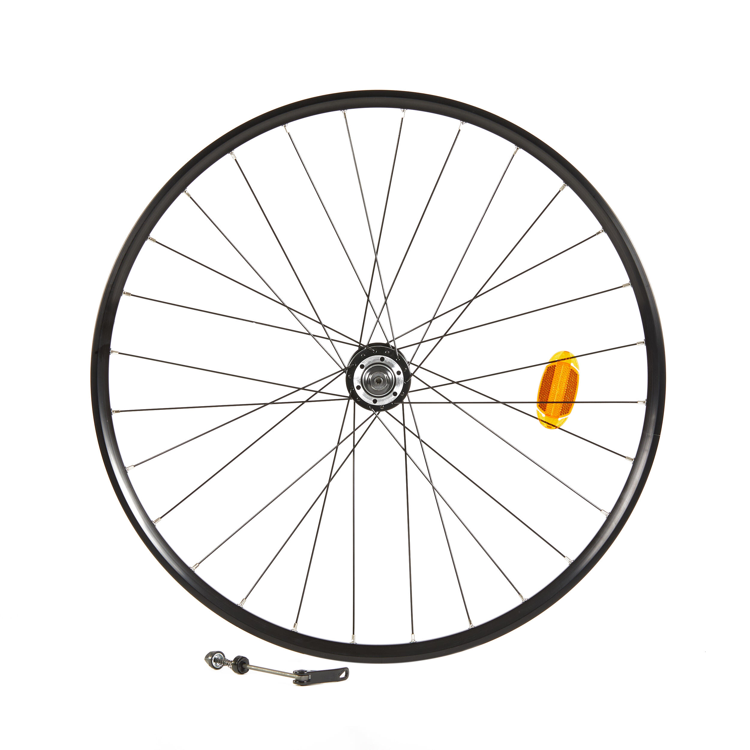 Koło do roweru MTB Rockrider 27,5x23C przednie dwukomorowe do tarczy, TR i QR