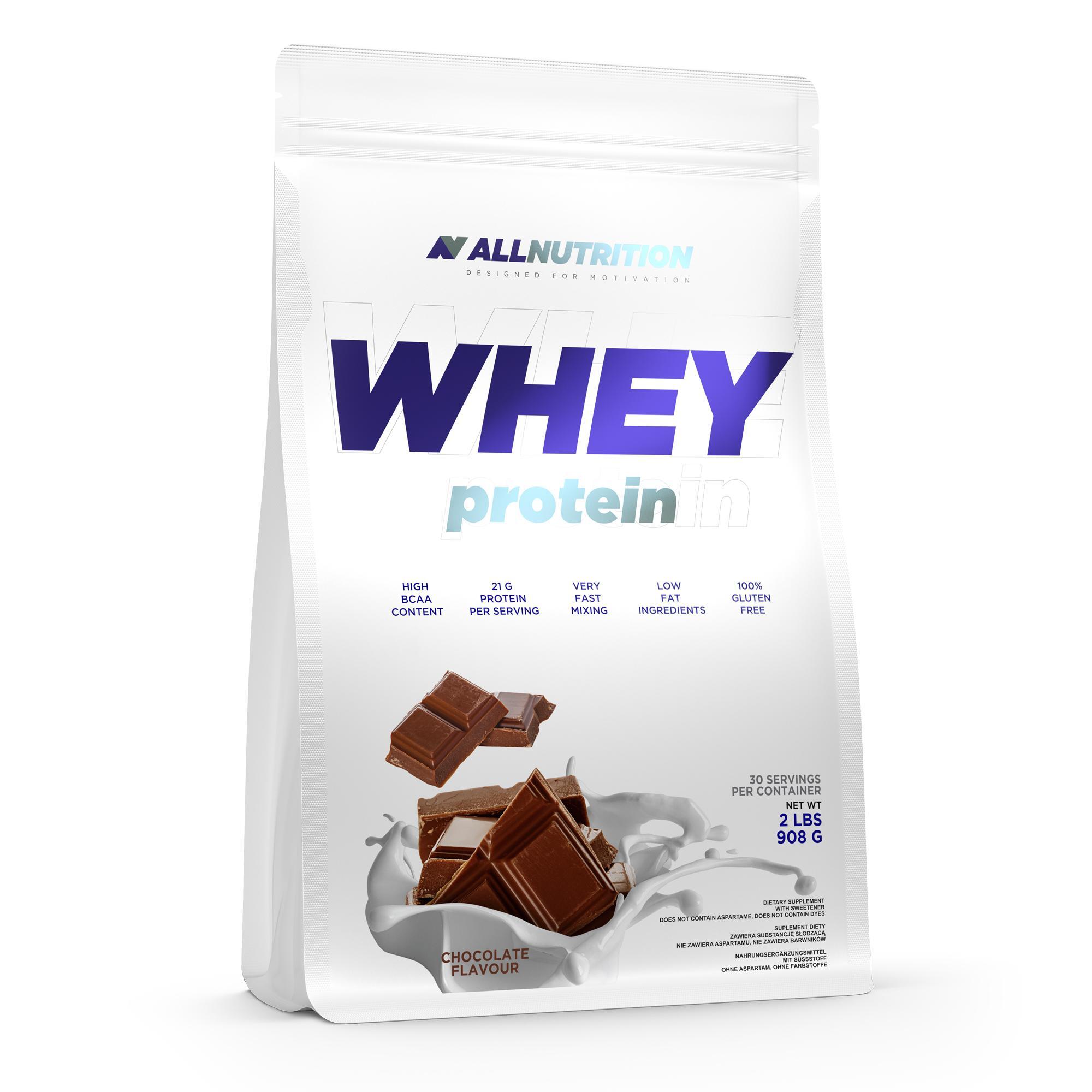 Фото - Протеїн AllNutrition Odżywka białkowa Whey Protein CHOCOLATE 908g 