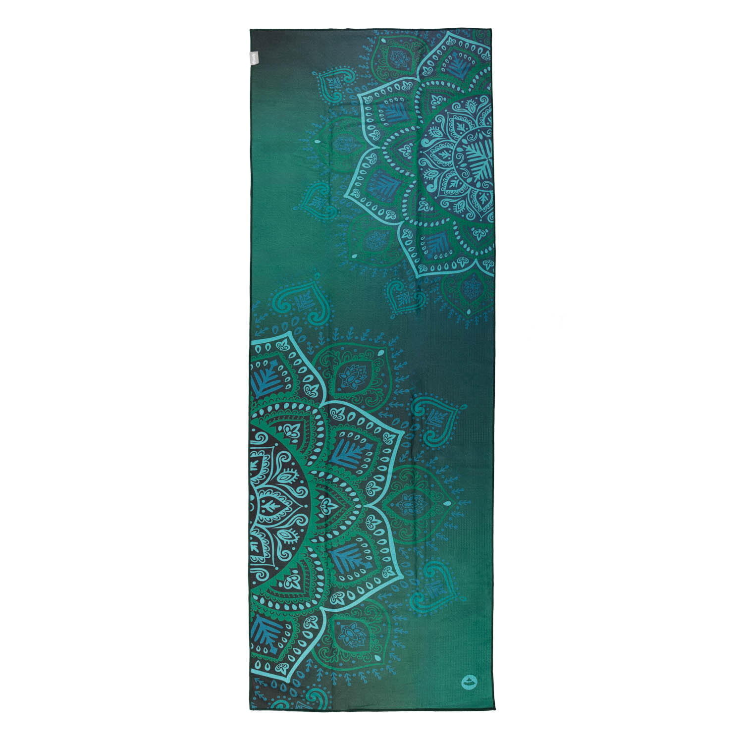 Ręcznik do jogi GRIP2 Mandale Jungle Green 183 x 61 cm