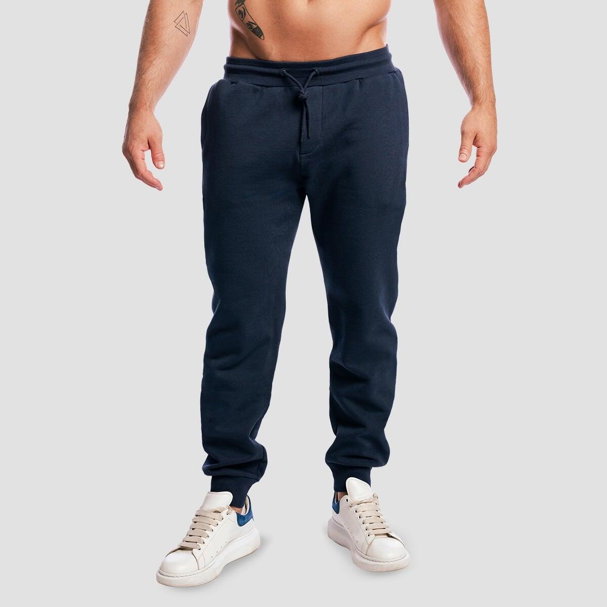 Spodnie dresowe męskie fitness oversize Base Nightfall