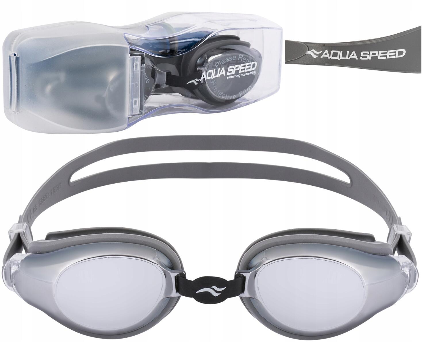 Okulary pływackie dla dorosłych z powłoką anti fog Aqua Speed