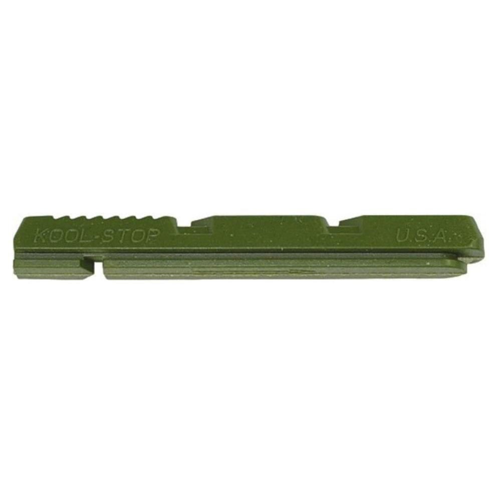 KOOL-STOP V2 klocki hamulcowe V‑brake zielone do felg ceramicznych, 2 szt.