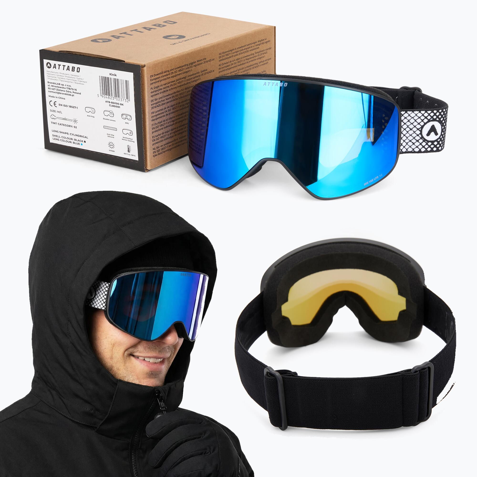 Gogle narciarskie ATTABO narciarskie Kinik