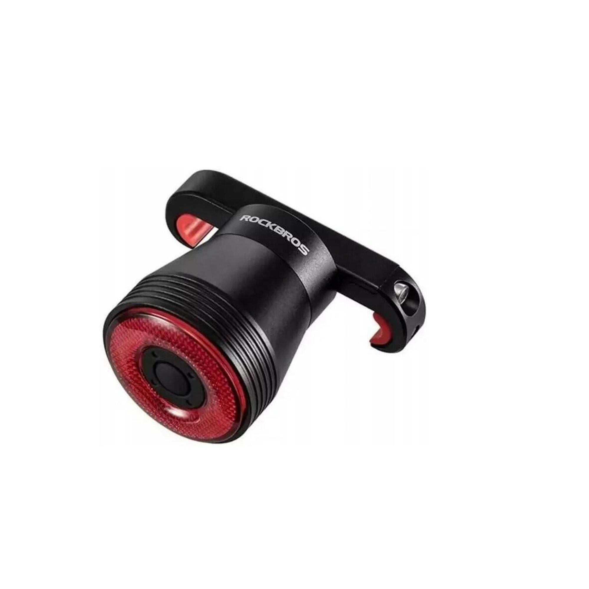 Lampka rowerowa tylna Rockbros TL907Q51 z funkcją stop