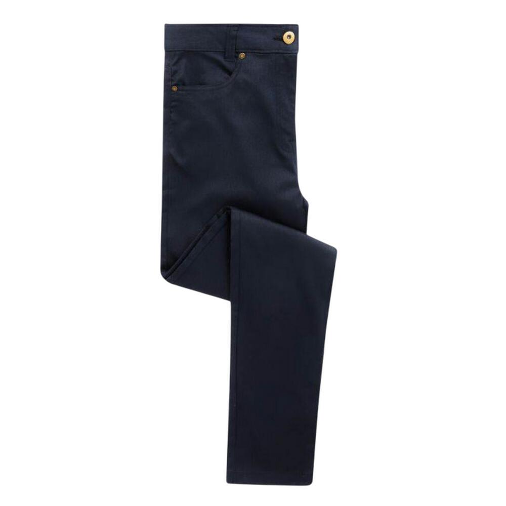 Chinosy Damskie O Wyglądzie Denimu
